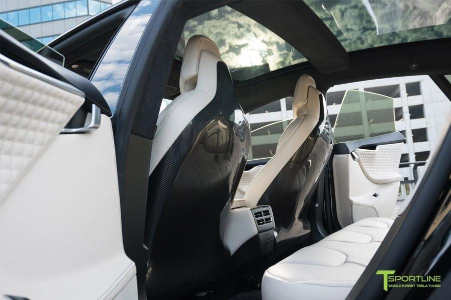 Интерьер Tesla Model S P100D by T Sportline 2017 года  (фото 24 из 45)